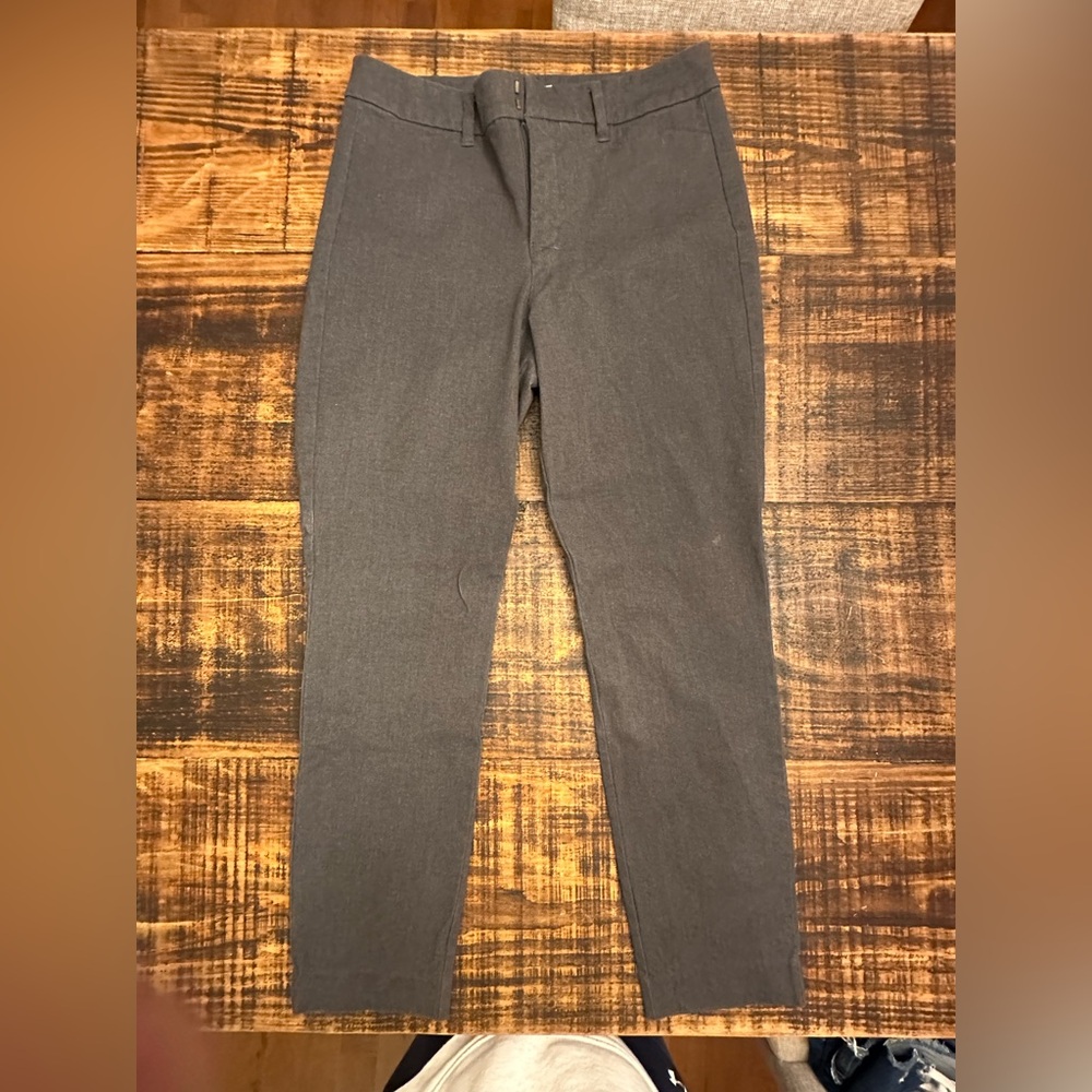 Dark Gray Old Navy Pixie Cut Trousers- Like New - image 2